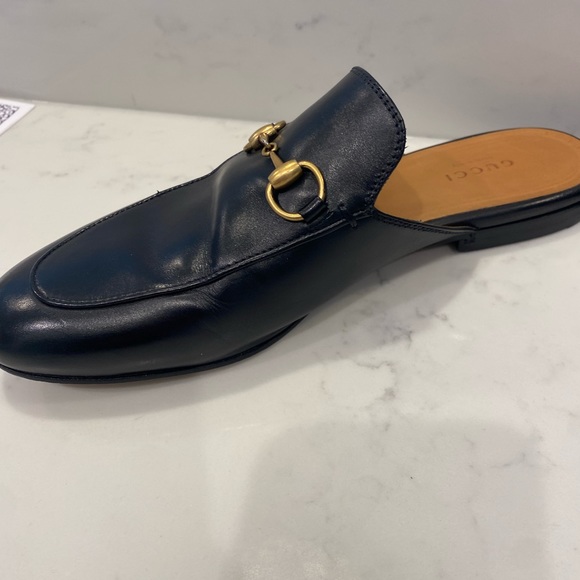 Gucci Princetown black leather slides - Picture 6 of 7